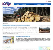 加拿大o大巴龙原木公司网站定制解决方案 专业伐木与木材展示平台